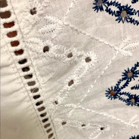 Sabina Musayev White Embroidered Fiji dress XL - Picture 5 of 9